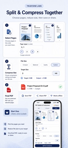 PDF Splitter & Compressor Screenshot 5 of 6