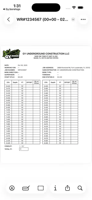 GY Bore Logs screenshot 2