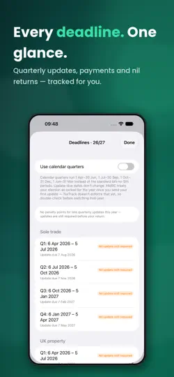 Captura de pantalla de UK Landlords & Sole Traders en iPhone 3