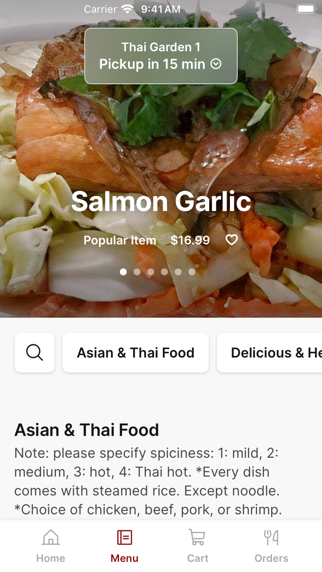 Thai Garden 1 app screenshot 2