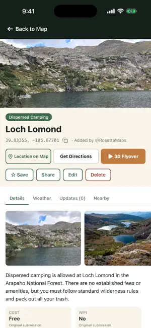 RosettaMaps: Camping Guide screenshot 2