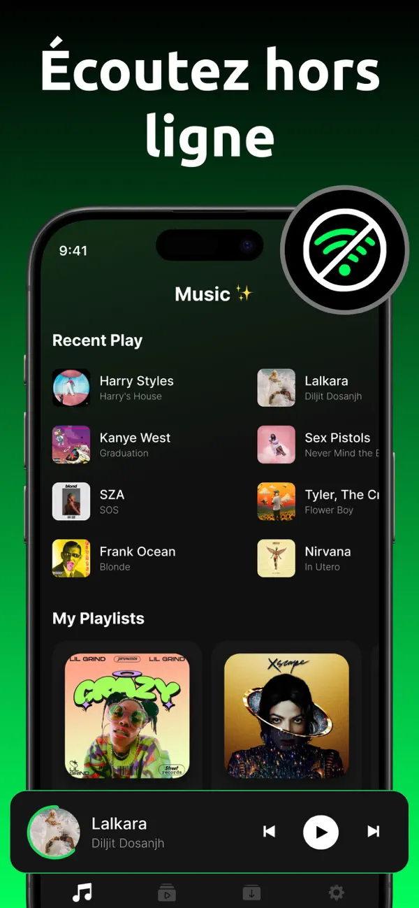 Screenshot #3 pour Musique Hors Ligne Sans Wifi