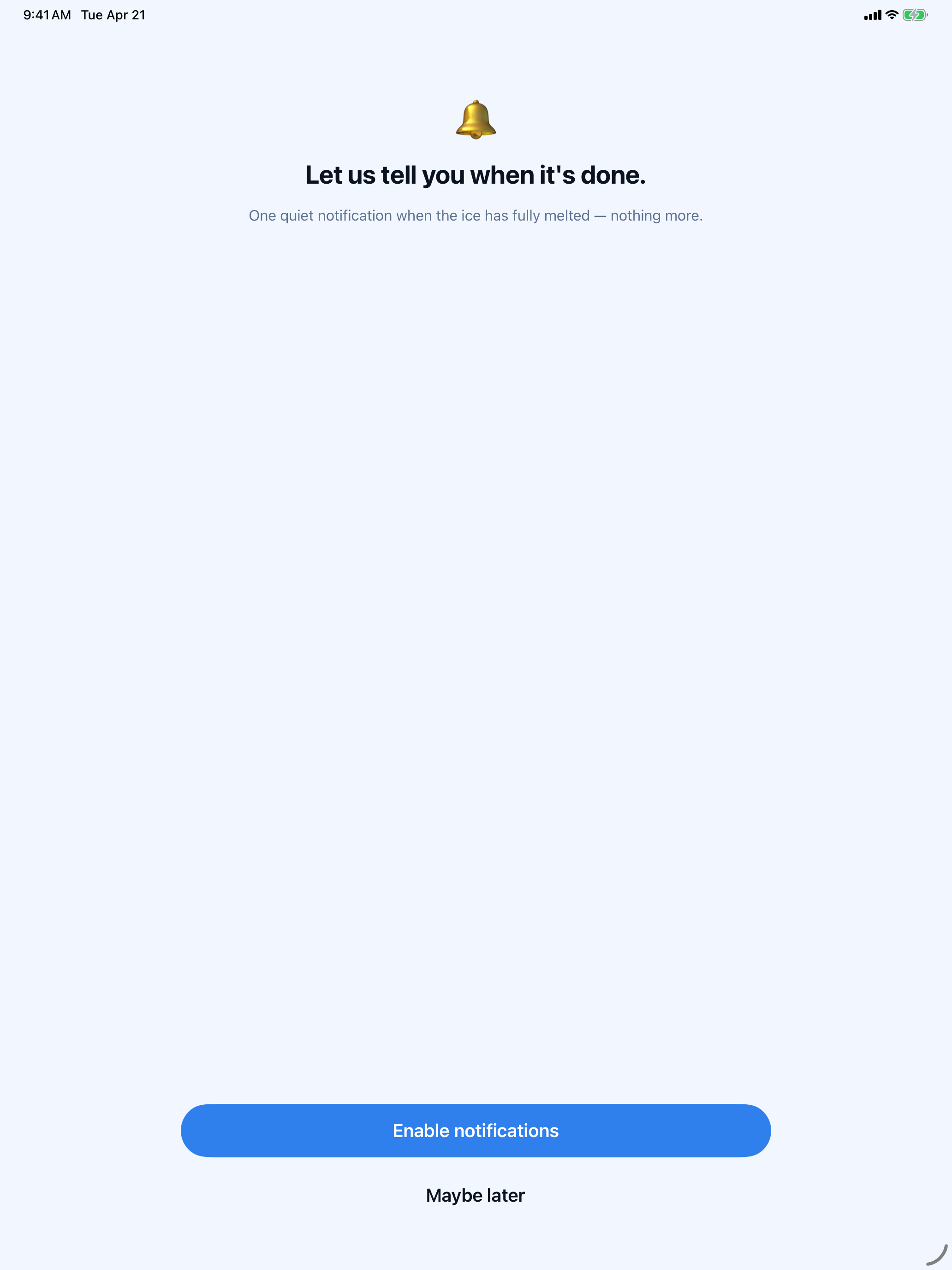 Ice Study: Study Timer