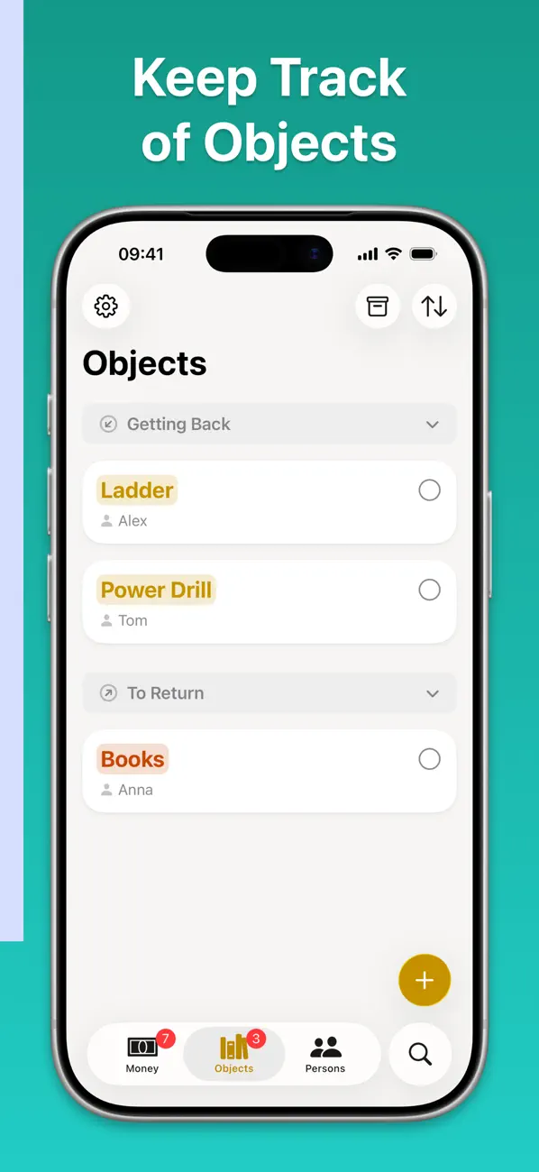 Screenshot #2 pour Keepfully – Loan Tracker