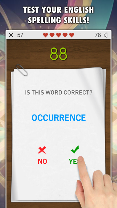 Screenshot #1 pour Spelling Master Game