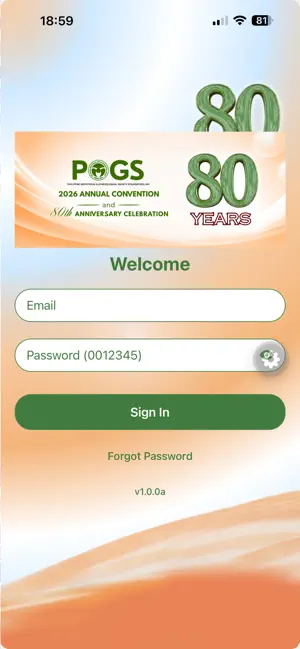 2026 POGS Events App screenshot 2