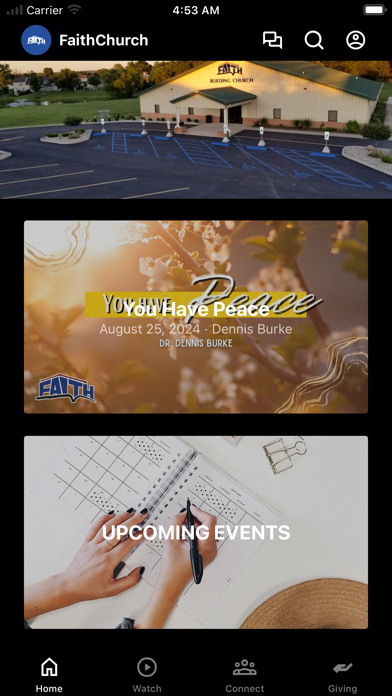 Faith Building Church Screenshot