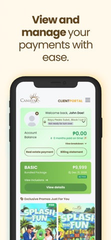 Client's Portal screenshot