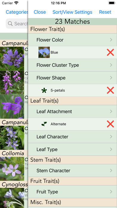Minnesota Wildflowers Info. Screenshot