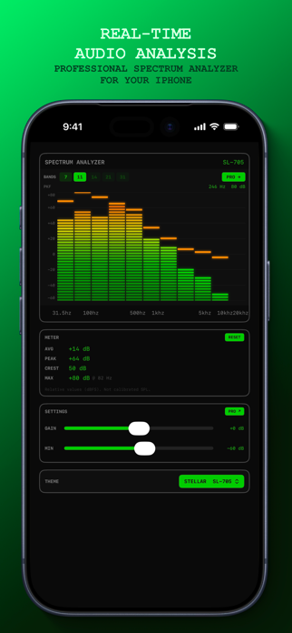 BMA Spectrum Analyzer Screenshot 1 of 5