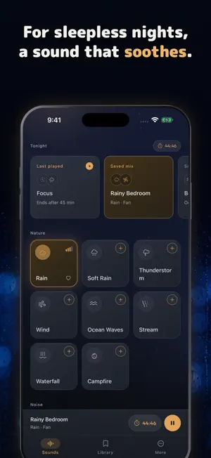 White Noise Mixer: Sleep Aid screenshot 1