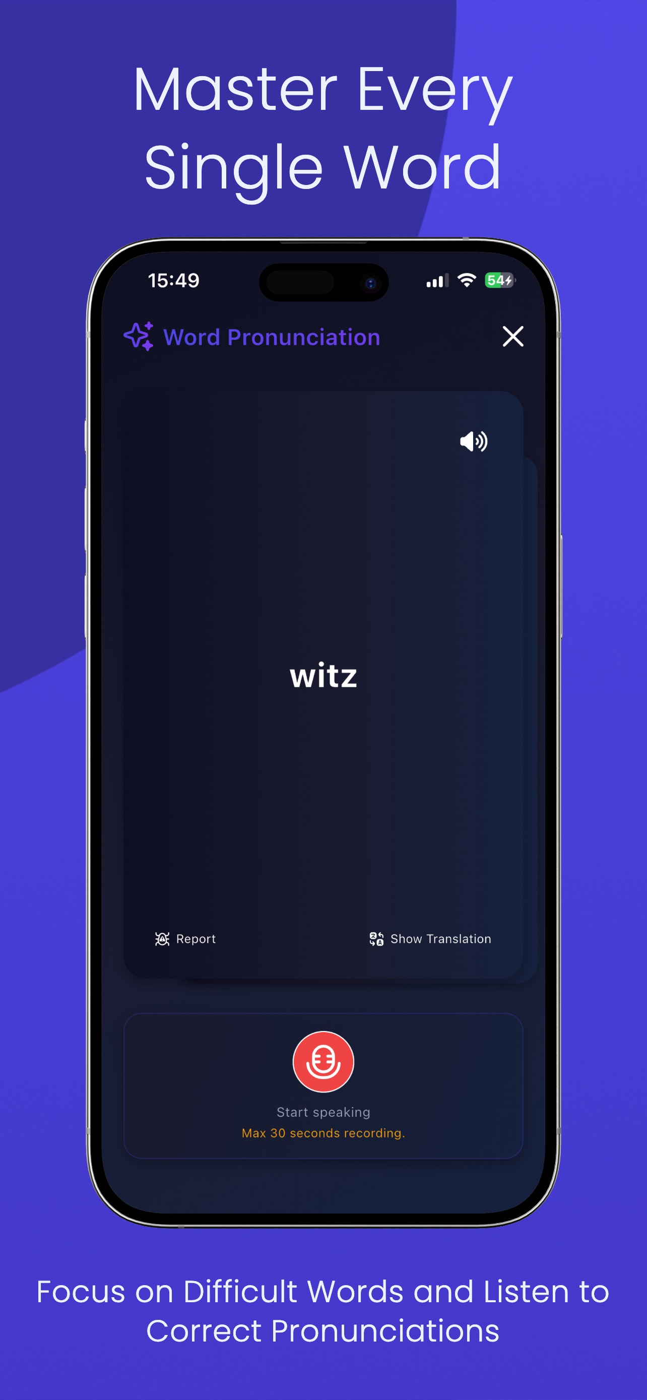 Speak: AI Pronunciation Coach