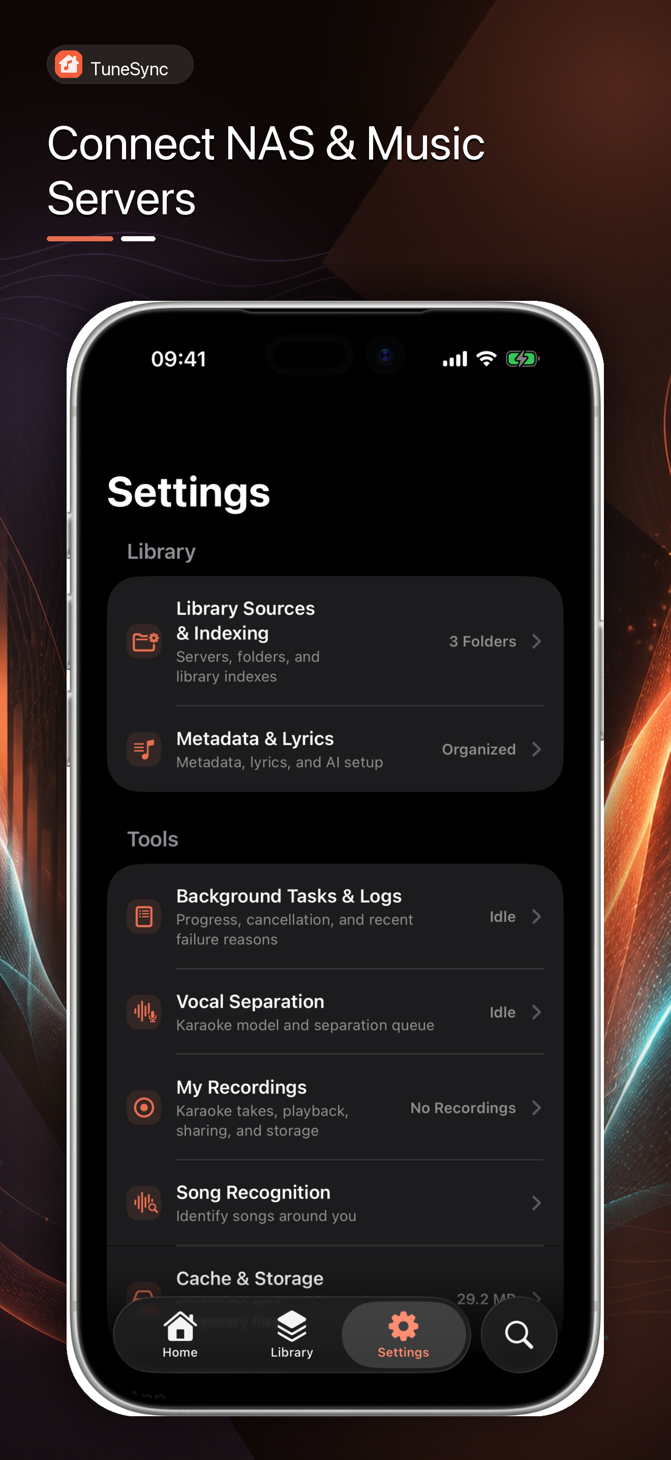 TuneSync: NAS Music Player screenshot 2