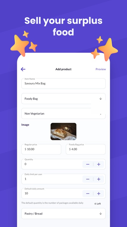 Foody Bag - Store Owners App