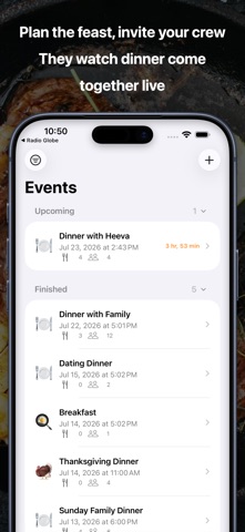 Cooking — Dinner Party Planner iPhone screenshot