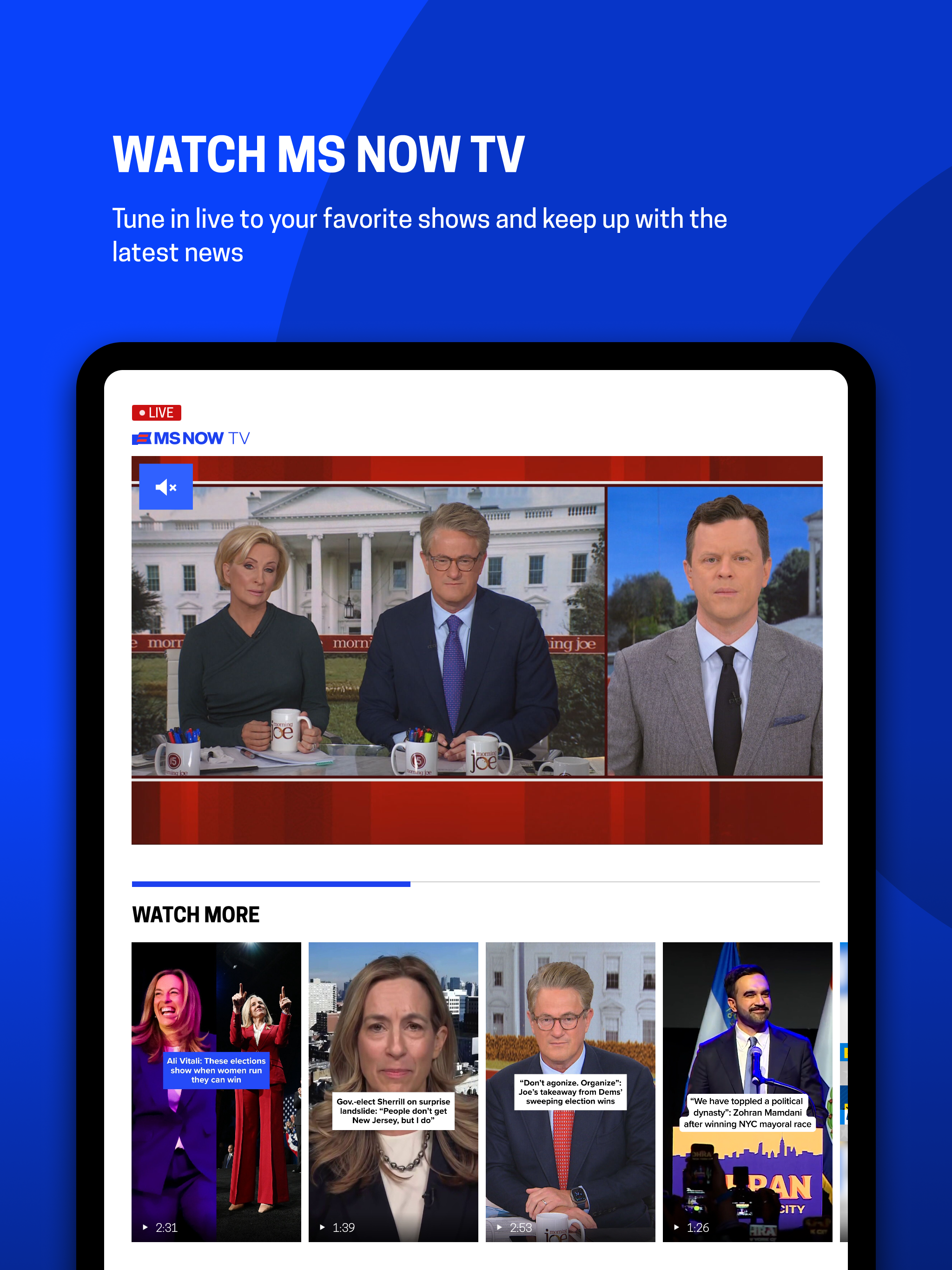 MS NOW: Watch Live News