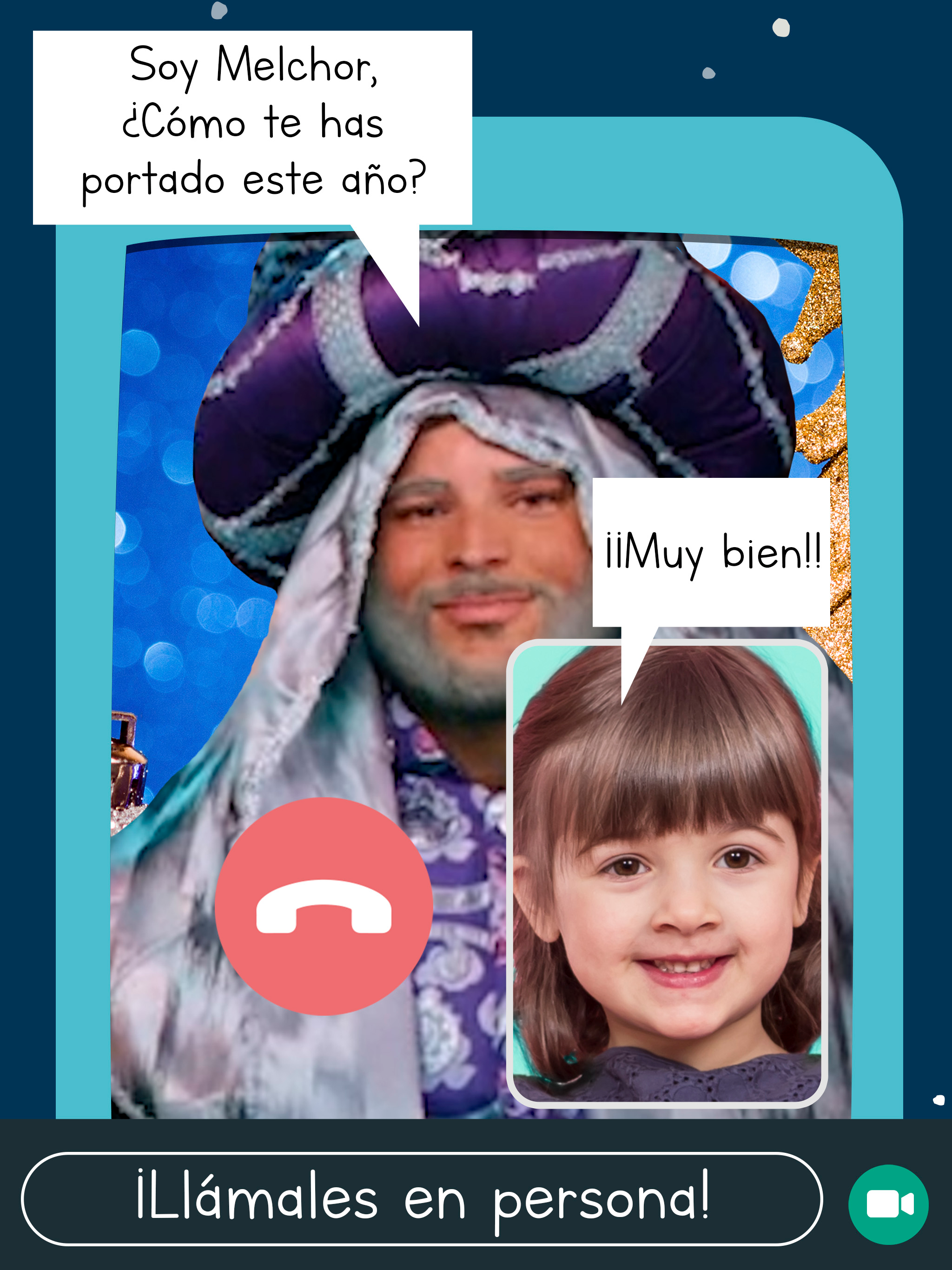 Videollamada a los Reyes Magos