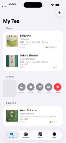 TeaLoveLog screenshot