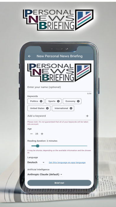Personal News Briefing (PNB) Screenshot 4 - AppWisp.com Personal News Briefing (PNB) Screenshot 4 - AppWisp.com