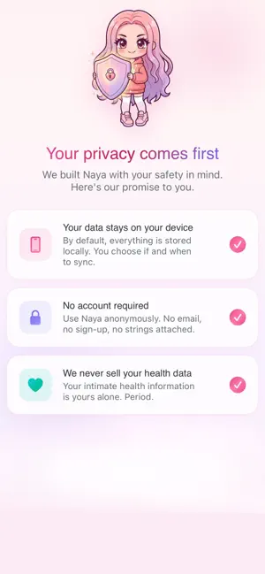 Naya - Period Tracker Calendar screenshot 2