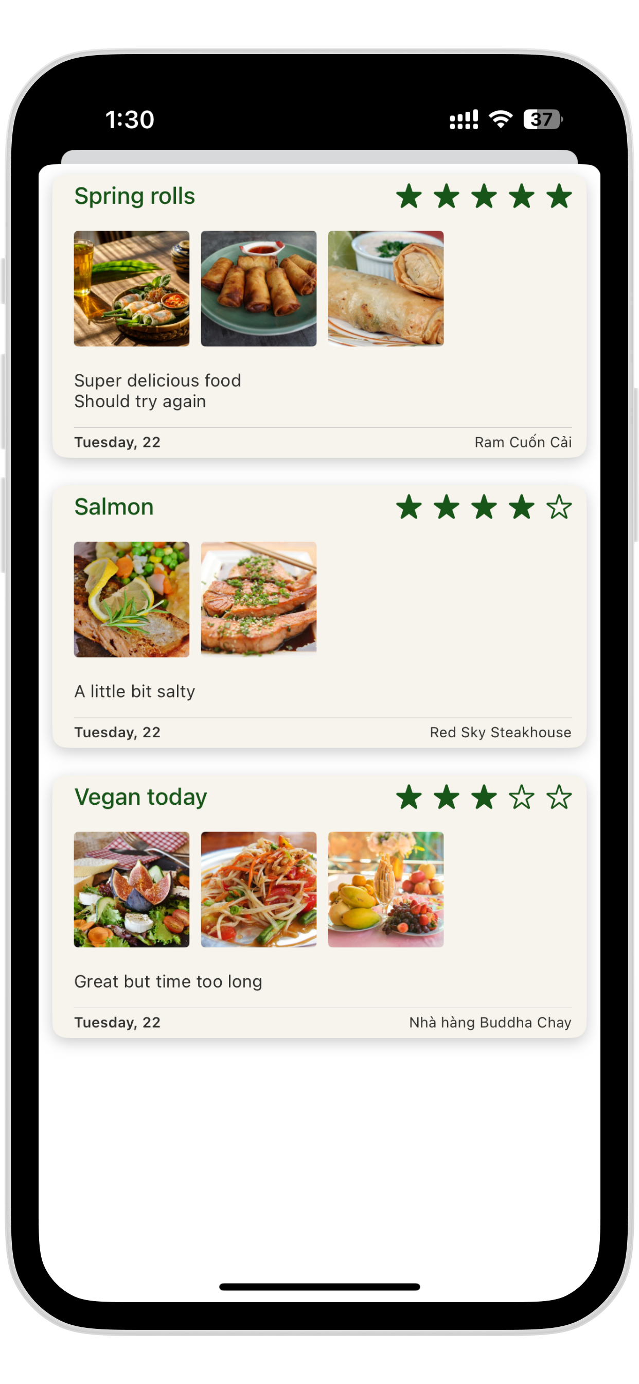 Food Lover Diary screenshot 4