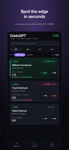 Props Plug : Betting tips iPhone screenshot