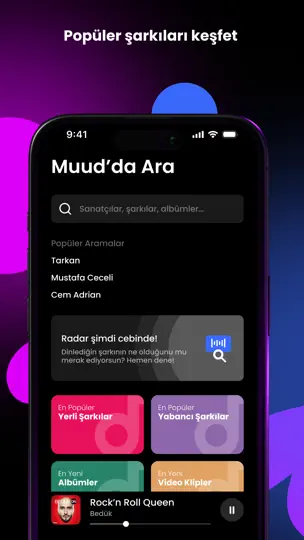 Muud: Müzik Dinle & Indir iPhone Ekran Görüntüsü 2