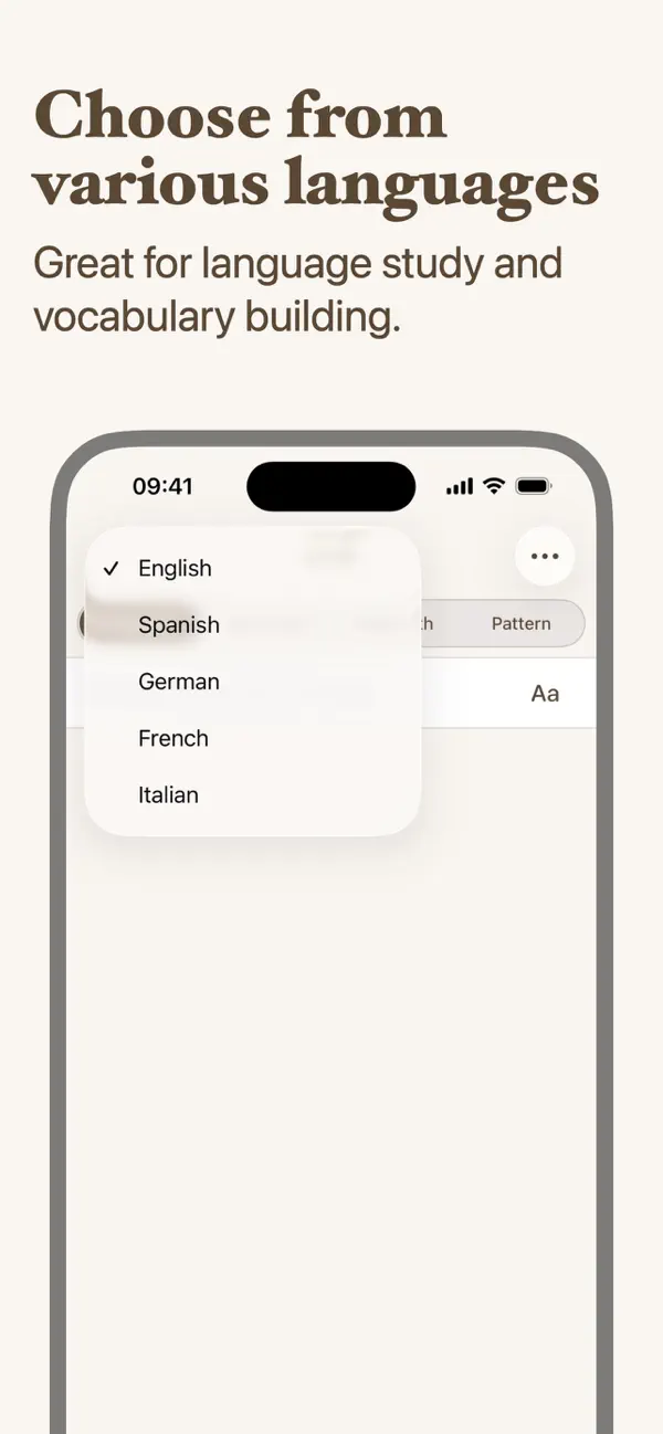 Screenshot #2 pour wrdlr Word Finder Dictionary