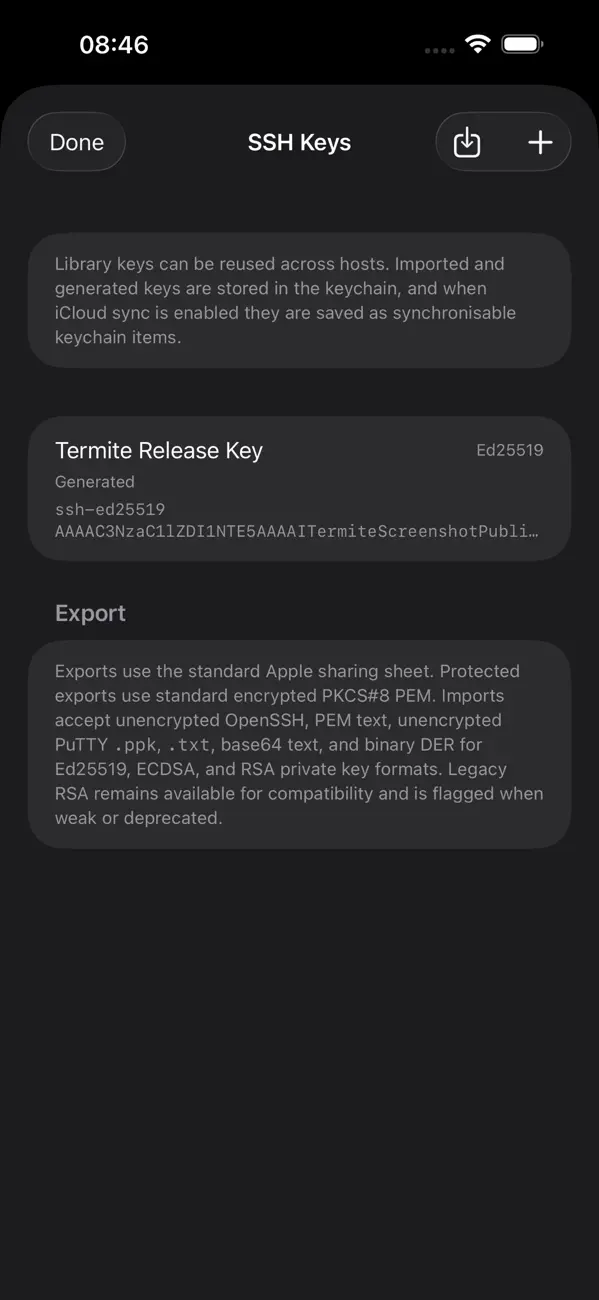 #3. SSHELL Terminal (iOS) Door: Simon Stace