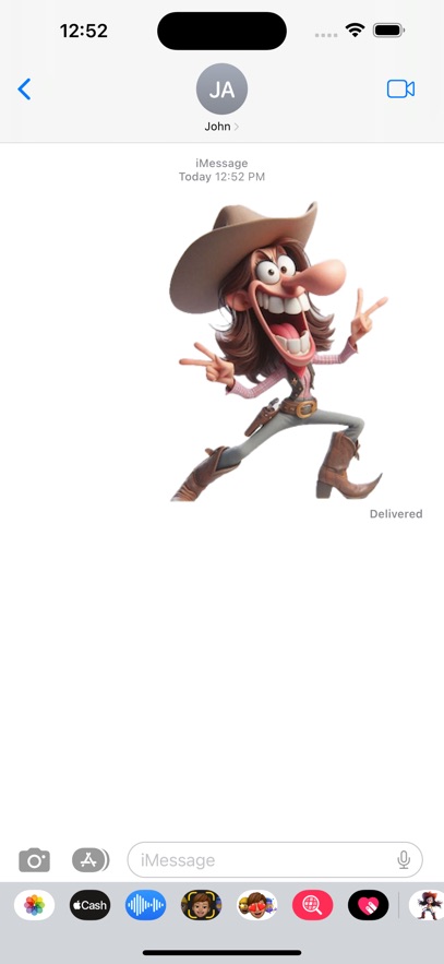 Crazy Cowgirl Stickers