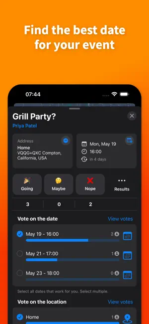 BTW: Share your Plans & RSVP screenshot 4