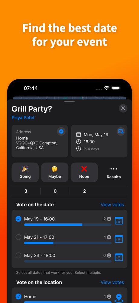BTW: Share your Plans & RSVP screenshot 4