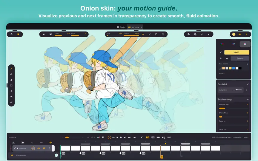 Screenshot von Callipeg Studio: 2D Animation auf dem iPhone 6