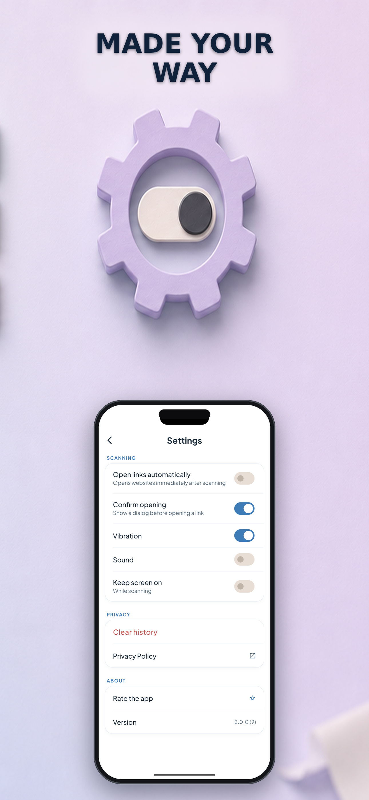 QR Reader & Code Generator screenshot 7