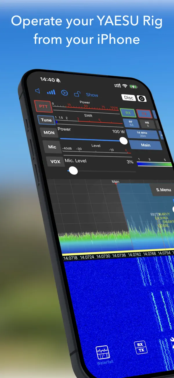Screenshot #1 pour FT Control for YAESU