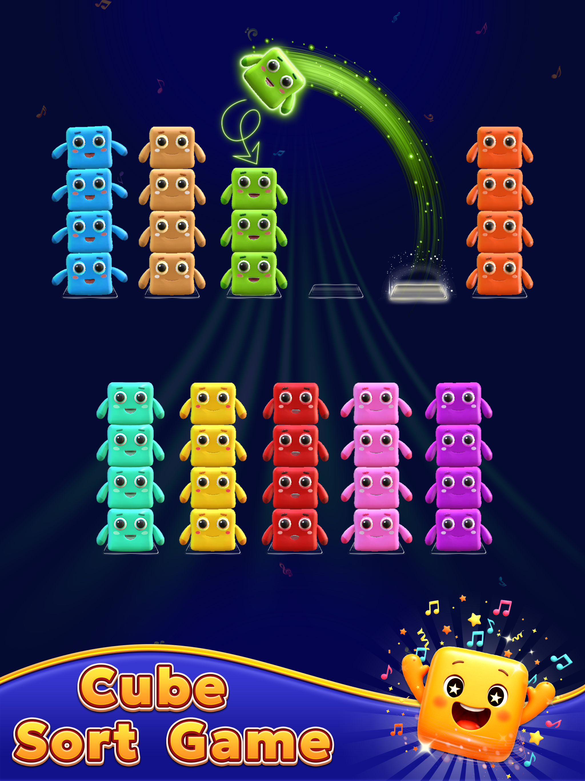 Singing Cubes Sort screenshot 12