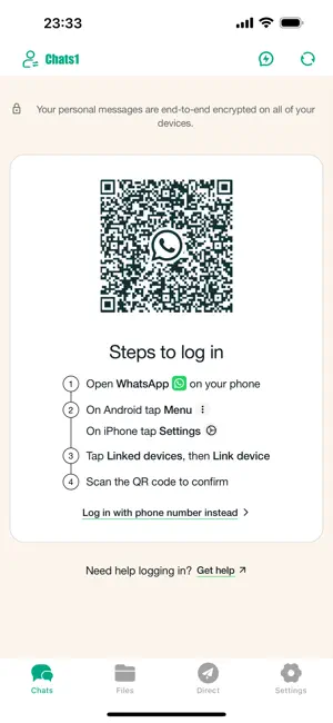 Whats Web - Dual Account iPhone screenshot 2