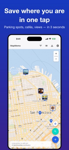 MapMemo - GPS Note iPhone screenshot