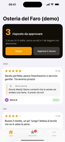 Eco: Risposte alle recensioni screenshot 1