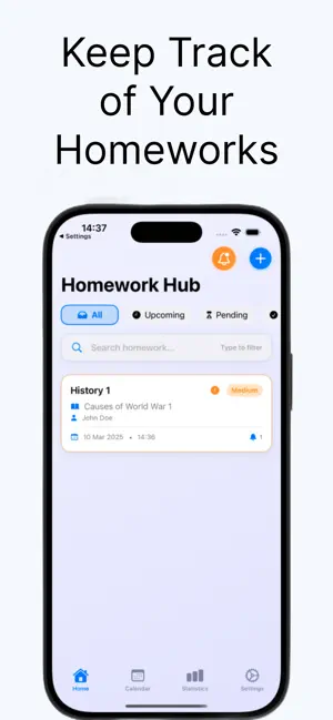 Homework Tracker&Study Planner screenshot 1