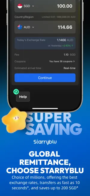 Starryblu screenshot 2