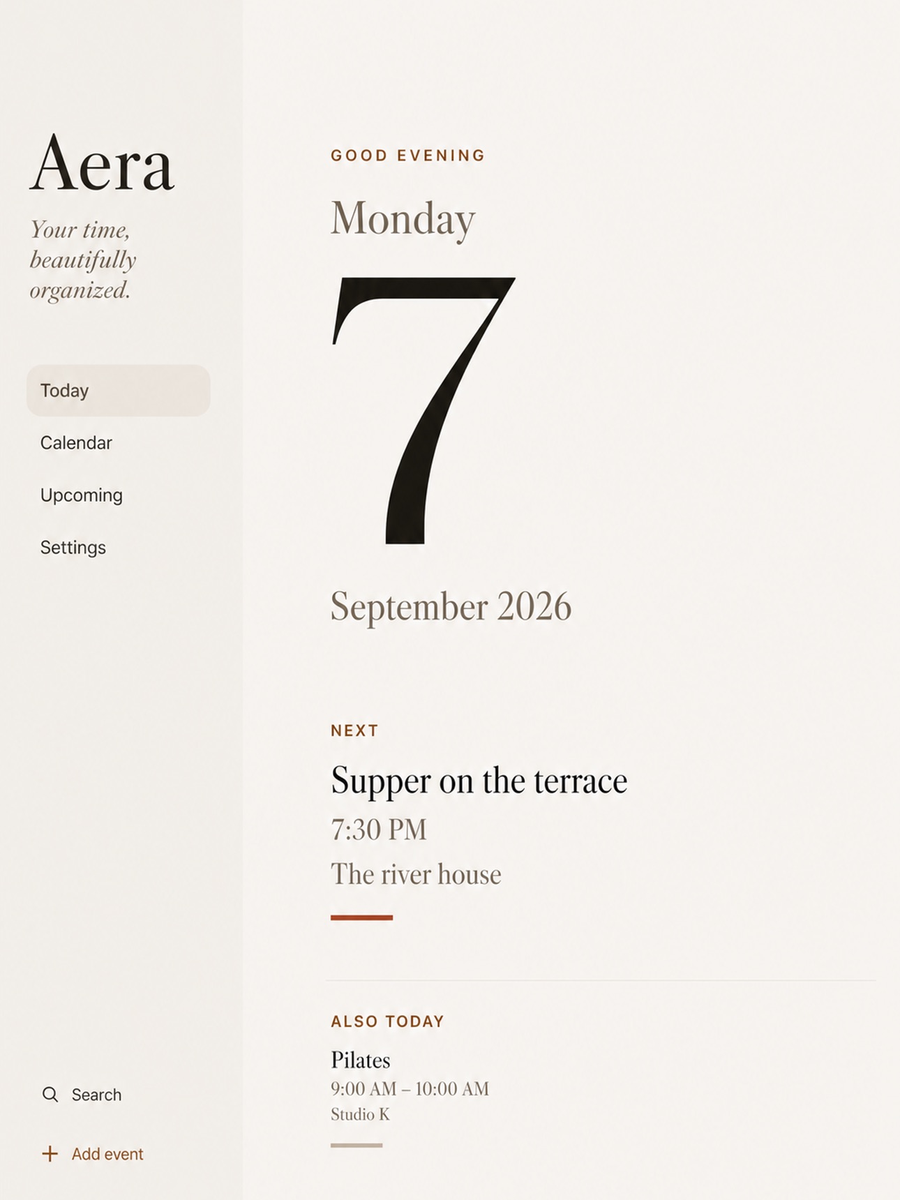 Screenshot 11 of Clendar Agenda Planner - Aera