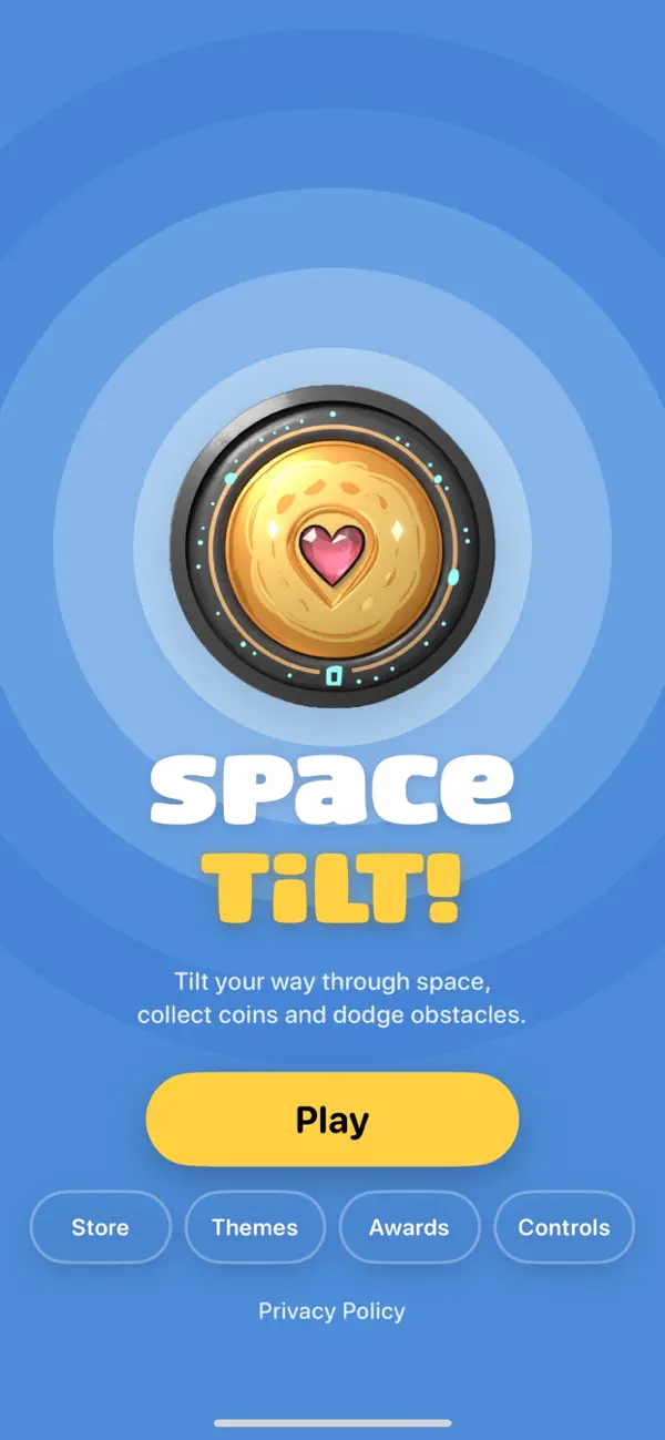 #1. Space Tilt Adventure (iOS) By: Ibrahim Boona