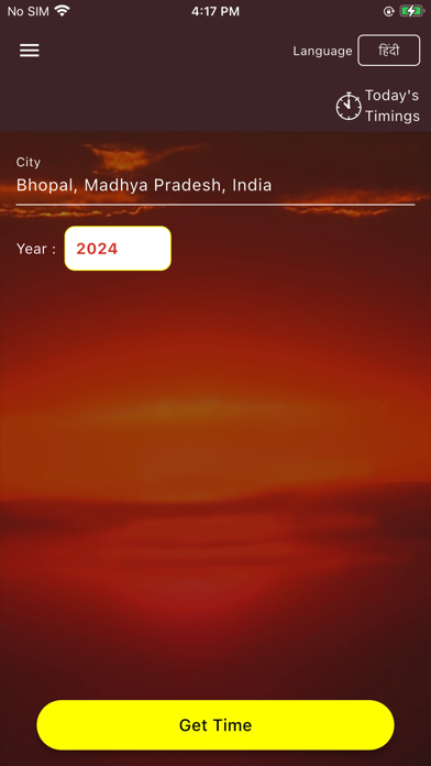 Agnihotra Timing(Madhavashram) screenshot
