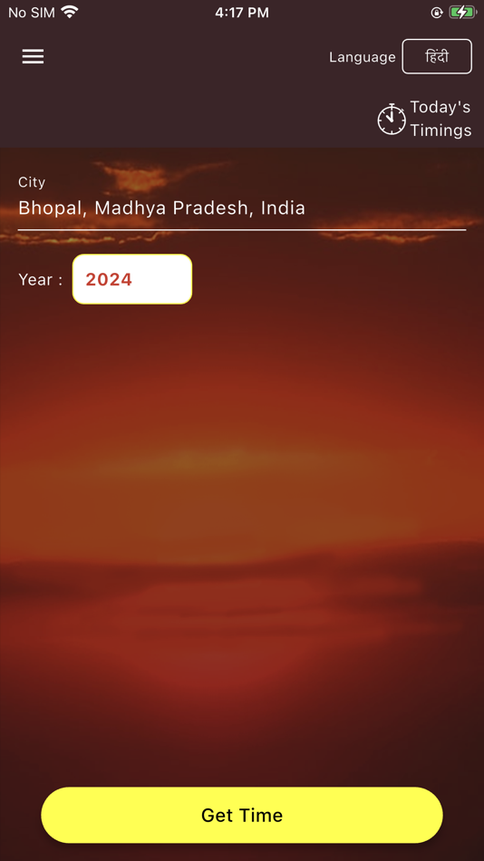#4. Agnihotra Timing(Madhavashram) (iOS) 由: Kanishka Bansode