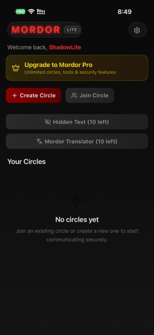 Mordor Secret Language Lite screenshot