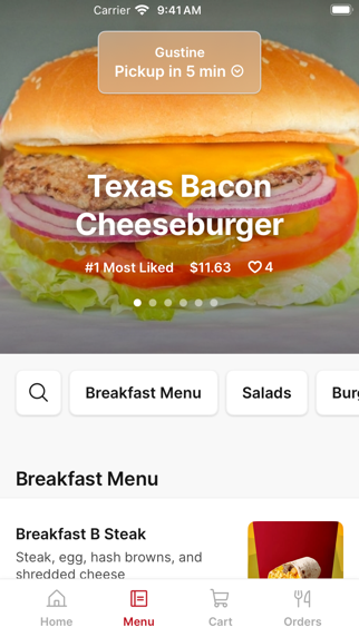 Texas Burger - Gustine iPhone screenshot 2 - Food & Drink app