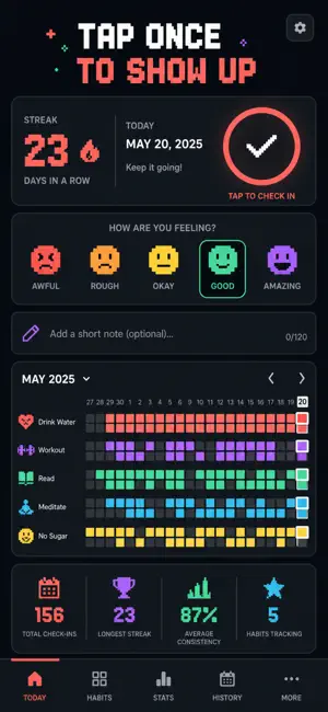 Pixel Habit Tracker & Streak screenshot 3