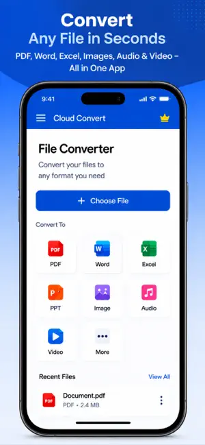 Cloud convert ™ screenshot 1