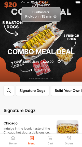 BunBusterz iPhone screenshot 2 - Food & Drink app